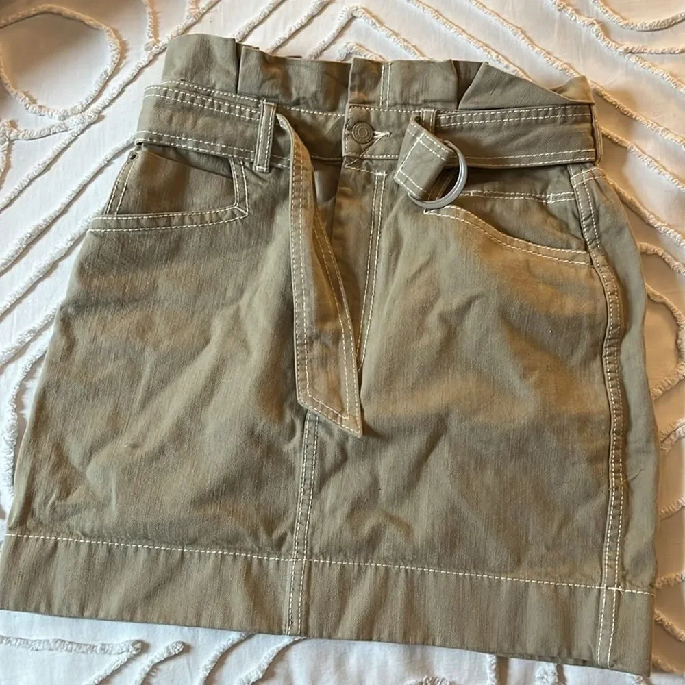 Zimmermann Tan Mini Skirt